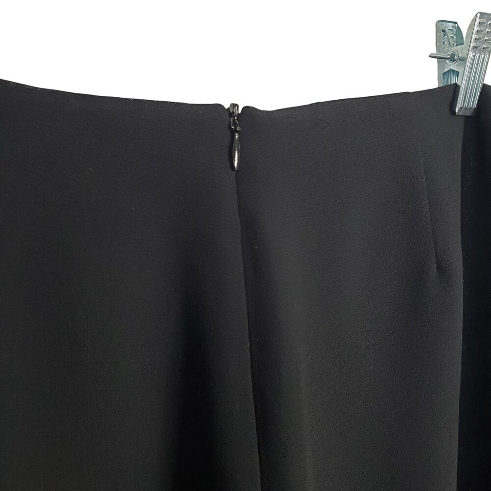 Cache Size 8 Pants Chiffon Rumba Ruffle Flare Slit Legs Layers Flowy Dance Party - Picture 4 of 10